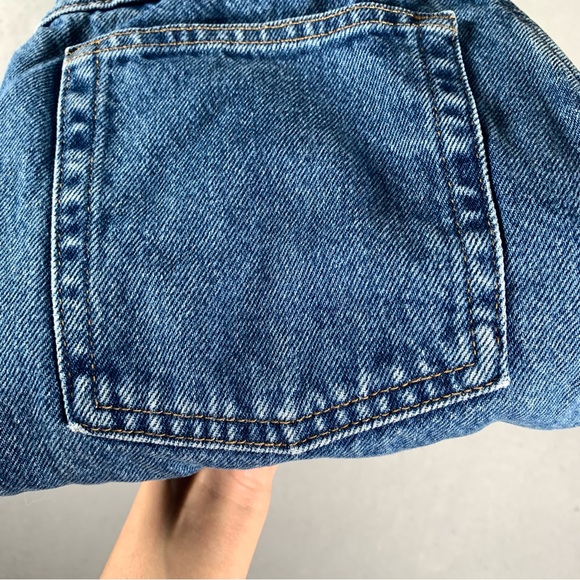 L.L. Bean Double L Relaxed Fit Jeans Womens 4T Blanket Lined Petite Vintage - Picture 13 of 16